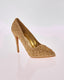 Gold glitter stiletto