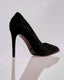 Black glitter stiletto