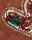 Golden Heart-Shaped Pin