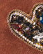 Golden Heart-Shaped Pin