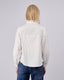 White Rosette Blouse