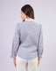 Light Blue Brocade Blouse