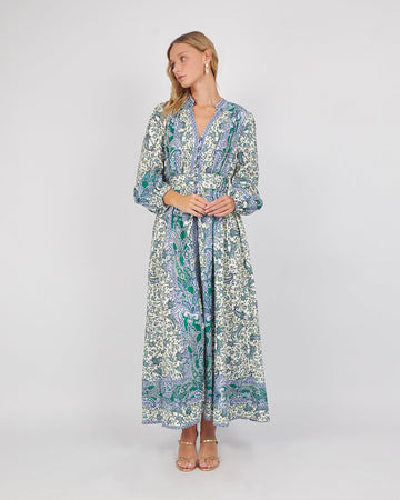 Green Multi-Neck Dress