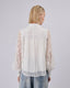 White Blouse Neru Collar