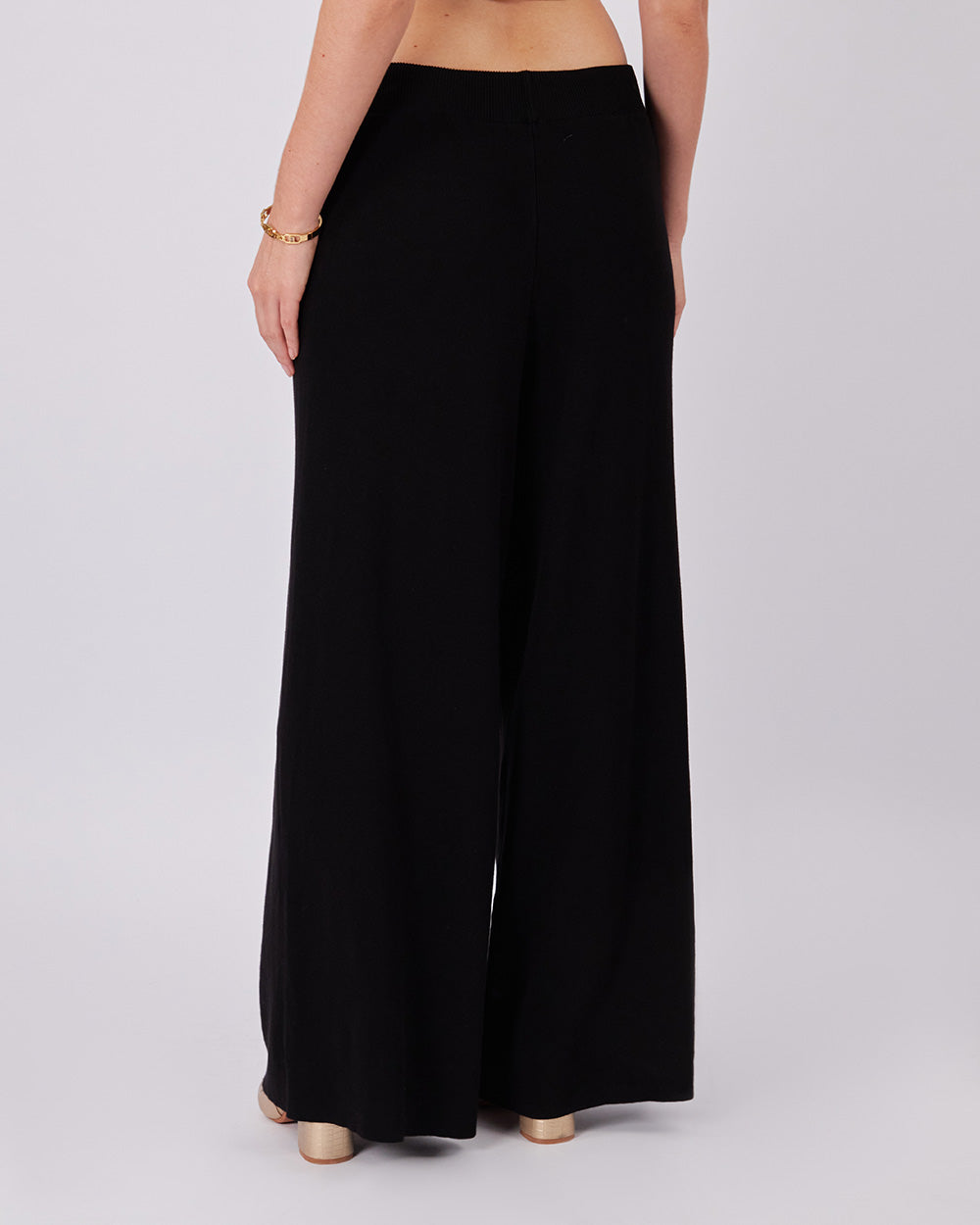 Black Knitted Pants