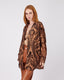 Camel Blouse Floral Print