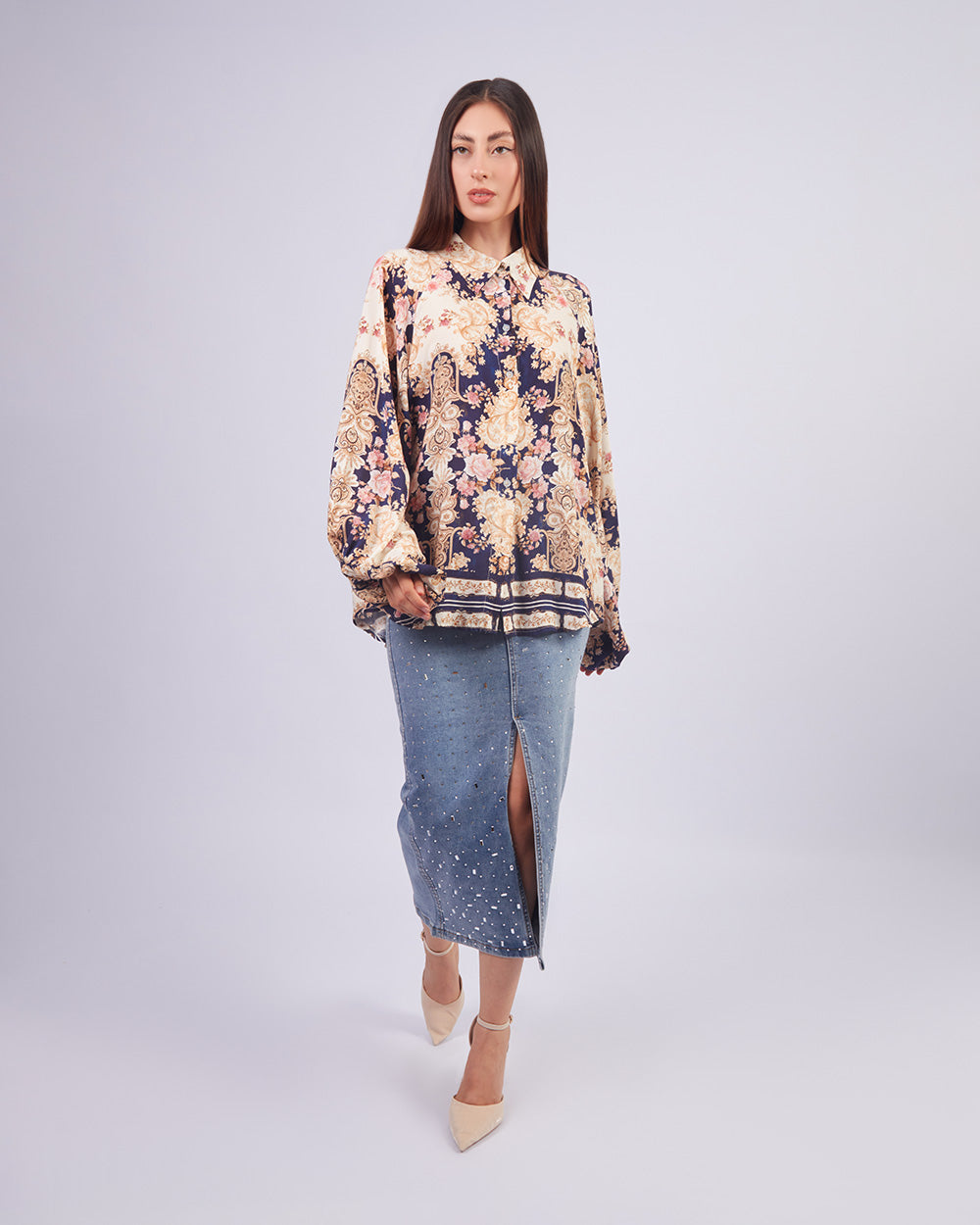Blue Blossom Shirt