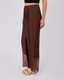 Brown Pants  Elastic Waist