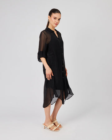 Black Shirt Dress