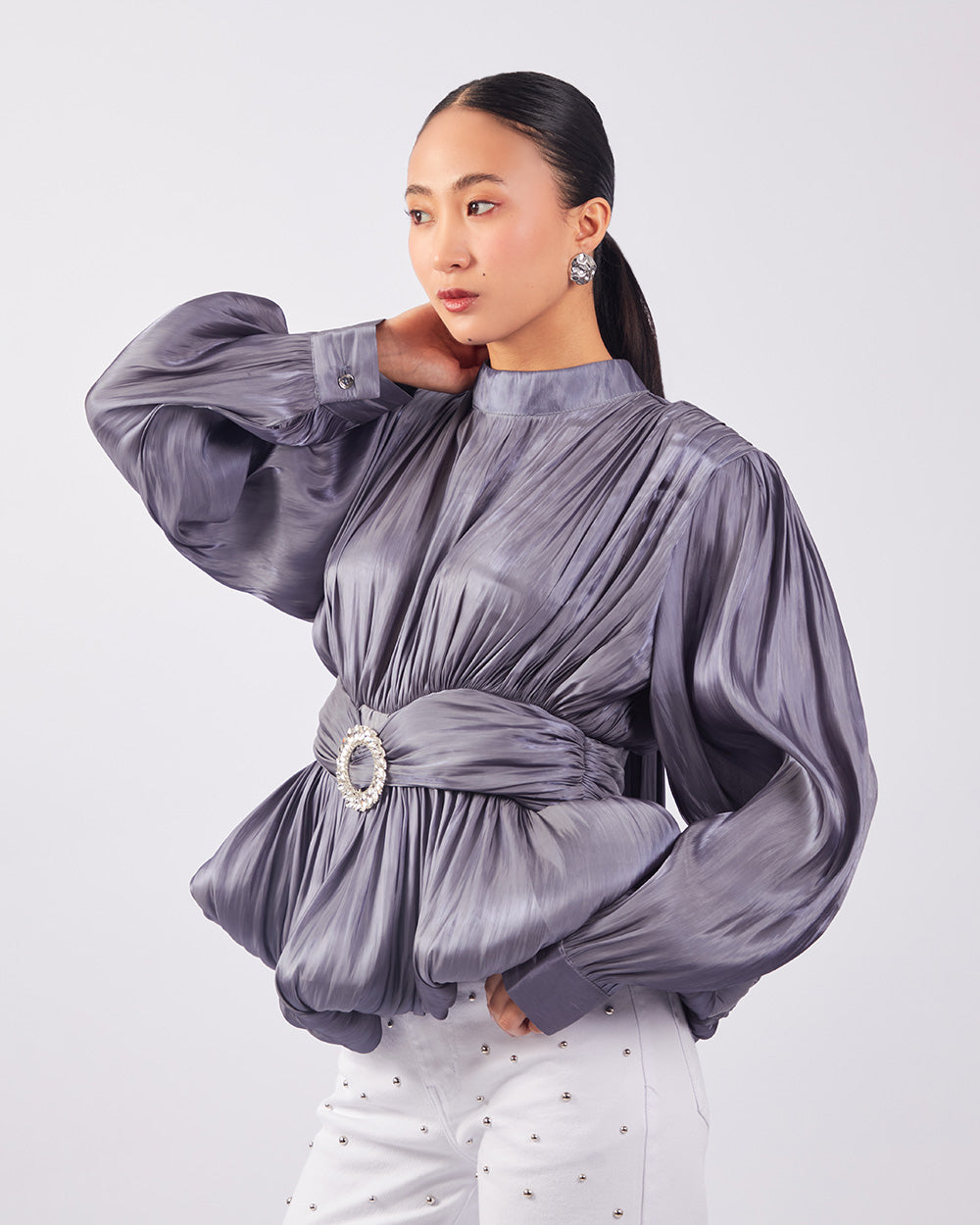 Grey Glow Blouse