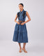 Blue Bloom Denim Dress