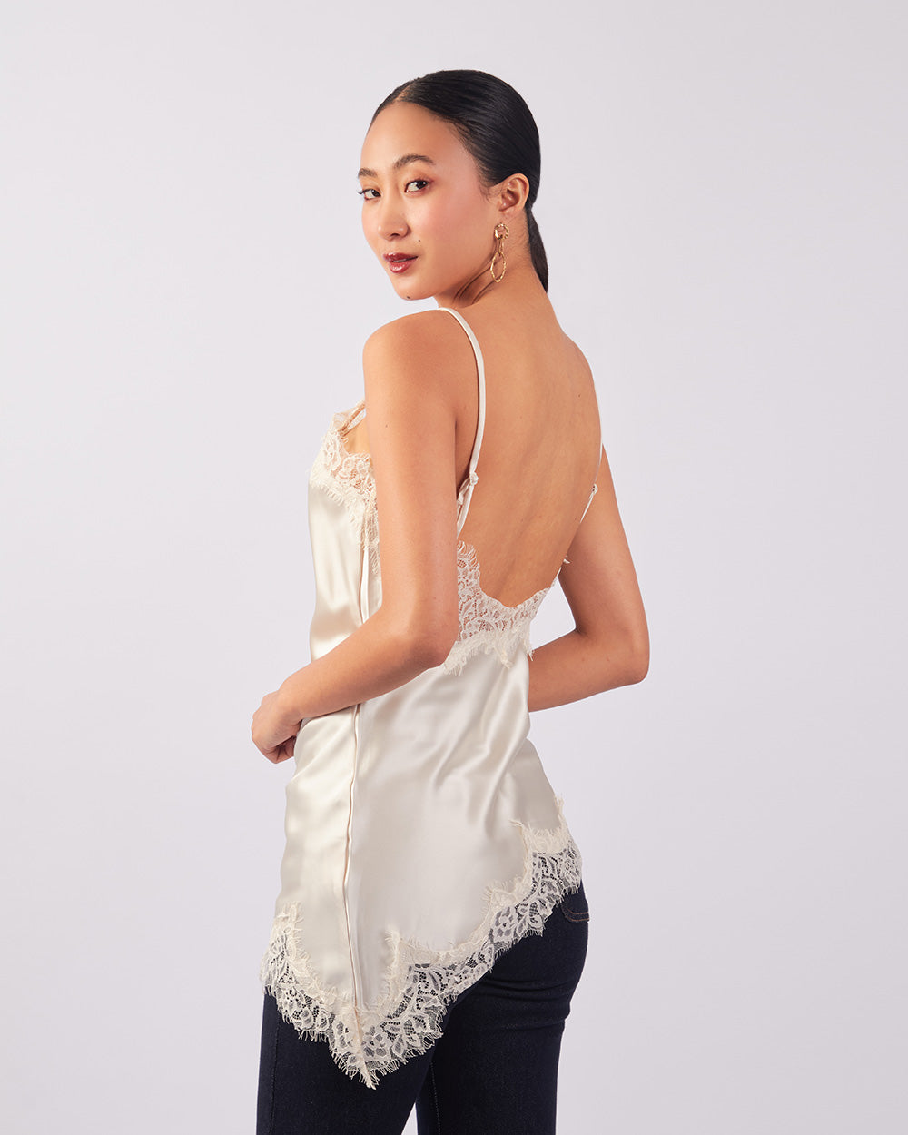 Beige Lace Camisole