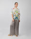 Loose-Fitting Silver Pants