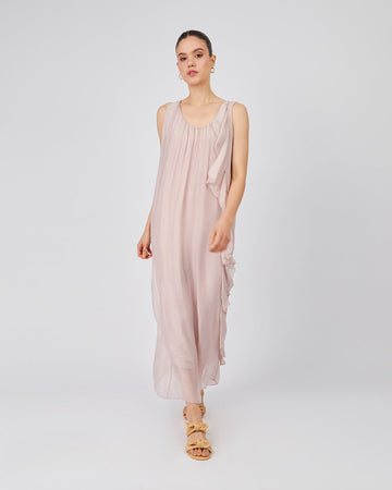 Rosewood Dress With Ruffles