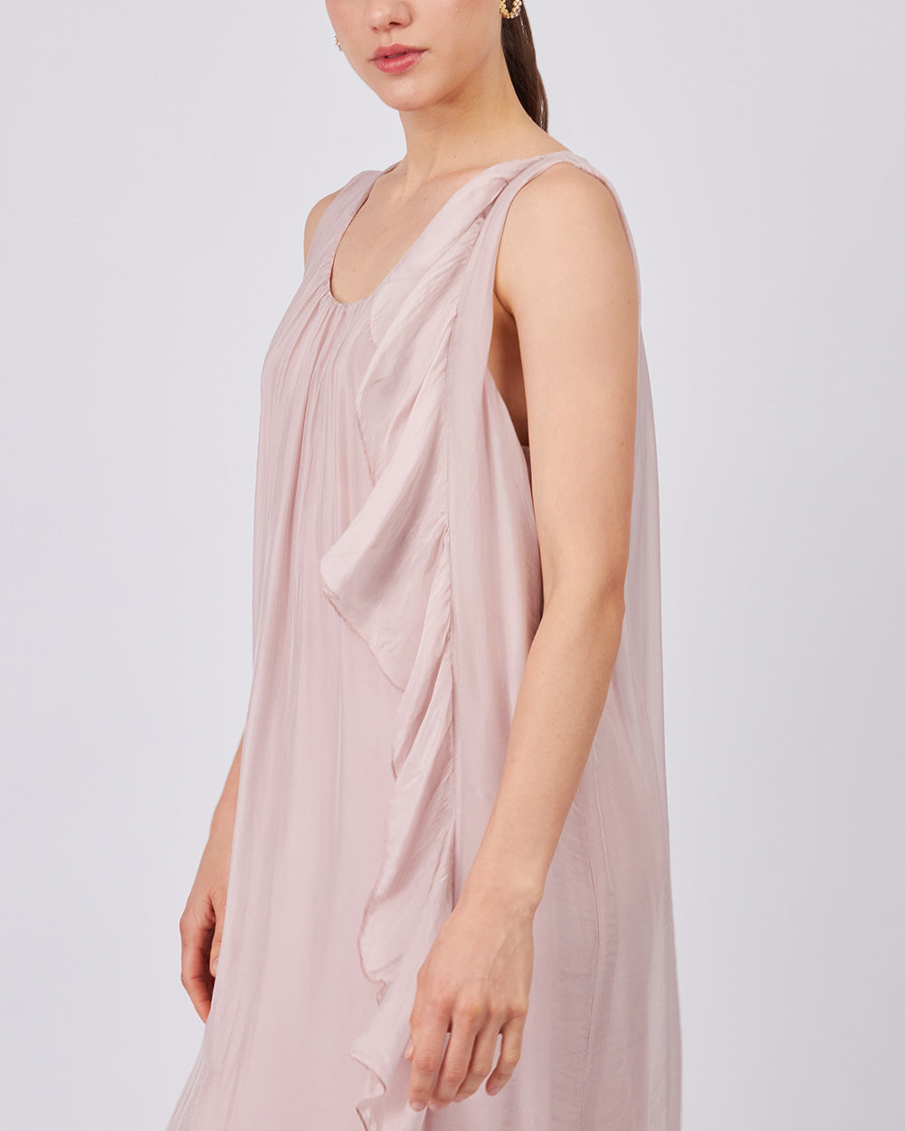 Rosewood Dress With Ruffles