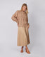Beige Skirt With Belt