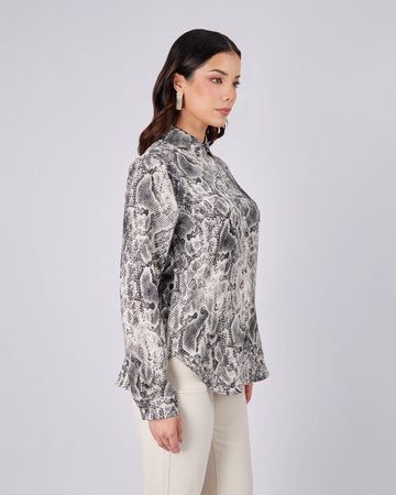 Snake-Print Shirt
