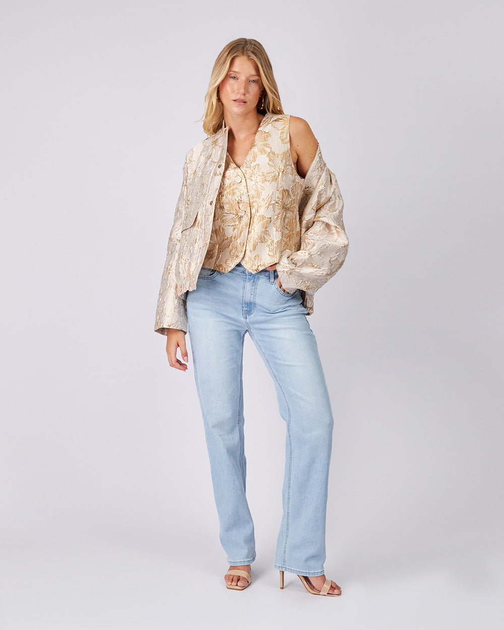 Classic Light Blue Denim Pants