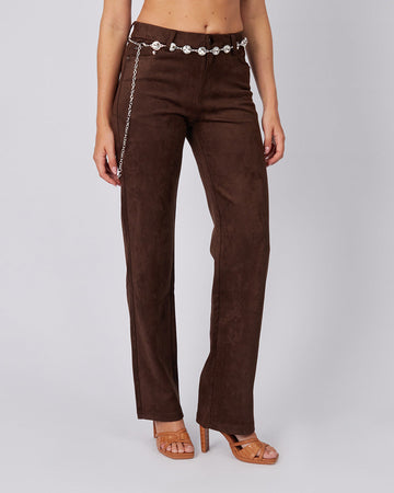 Chocolate Denim Pants