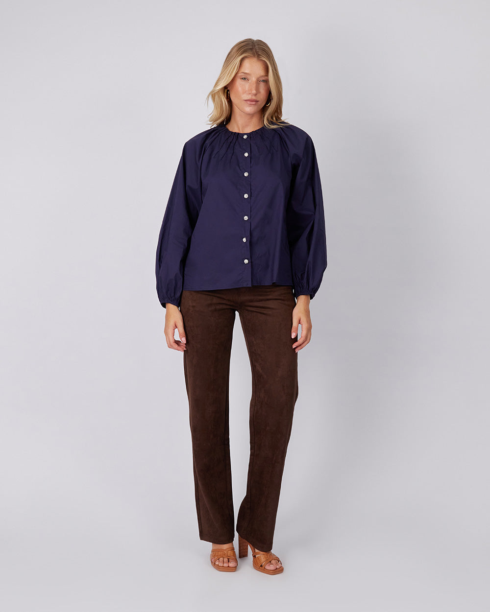 Chocolate Denim Pants