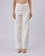 White Denim Pants