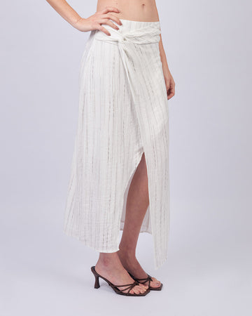 White Petal Skirt
