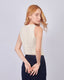 Beige Petal Vest