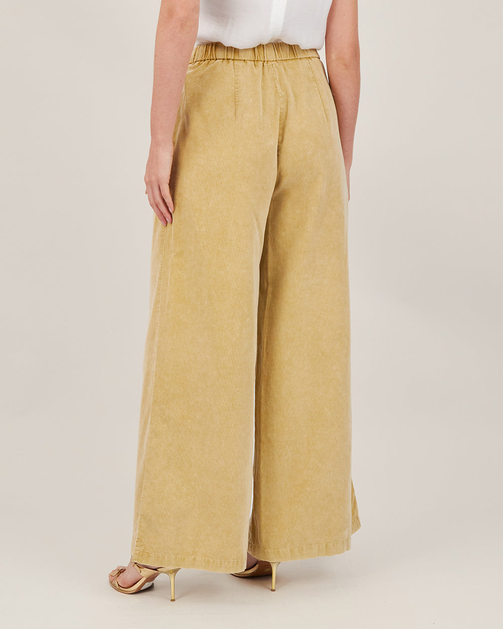 Camel Corduroy Palazzo Pants