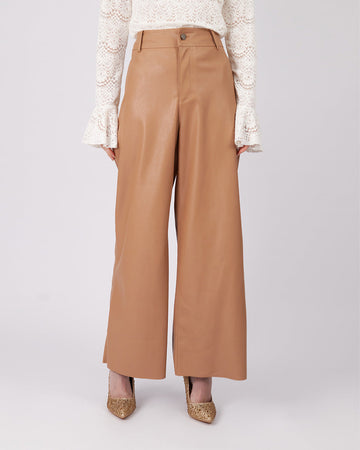 Camel Wide Leg Pants