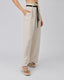 Taupe Trousers With Pockets And Belt