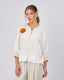 Adjustable Cream Jacket Zipper