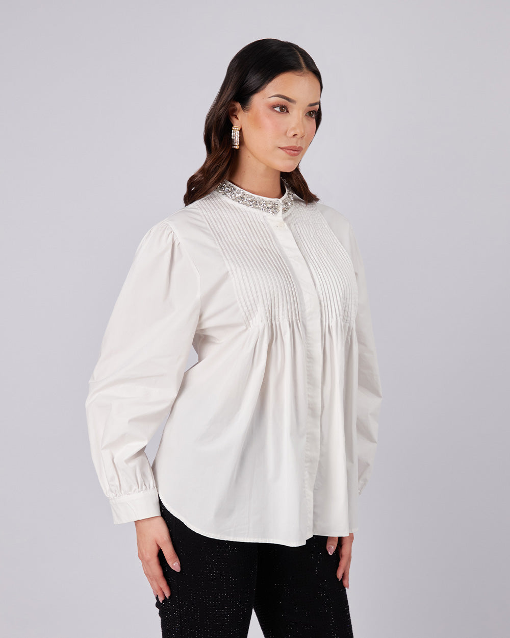 White Blouse Beadwork