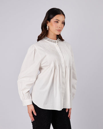 White Blouse Beadwork