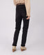 Graphite Denim Pants With Scarf