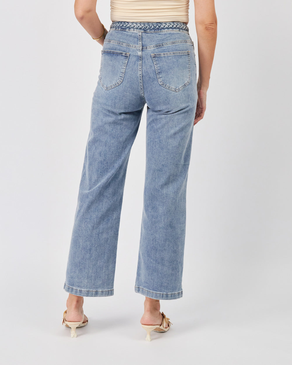 Blu Pant Denim Braided