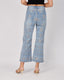 Light Blue Denim Pants Embroidered