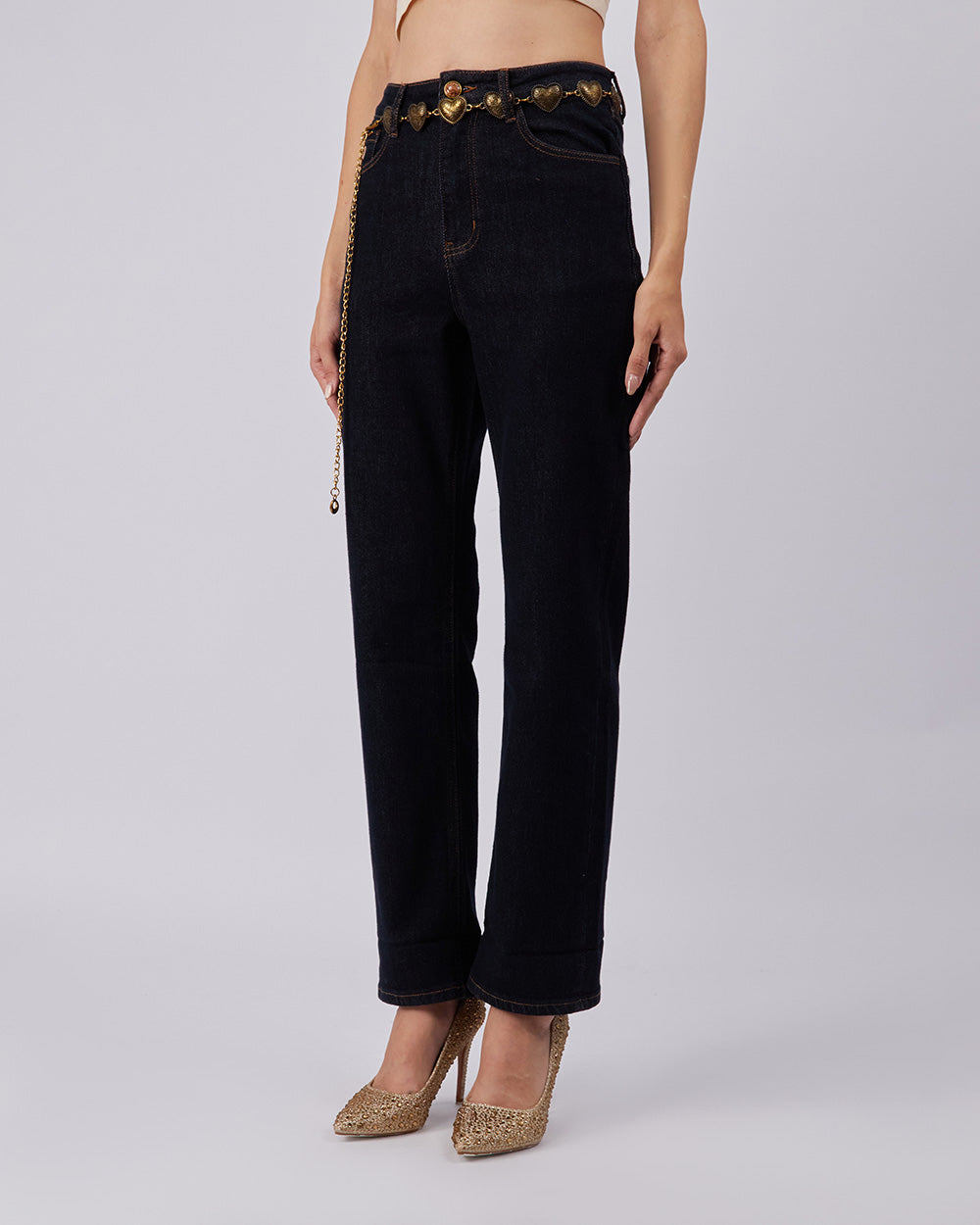 Blue Pants With Hearts