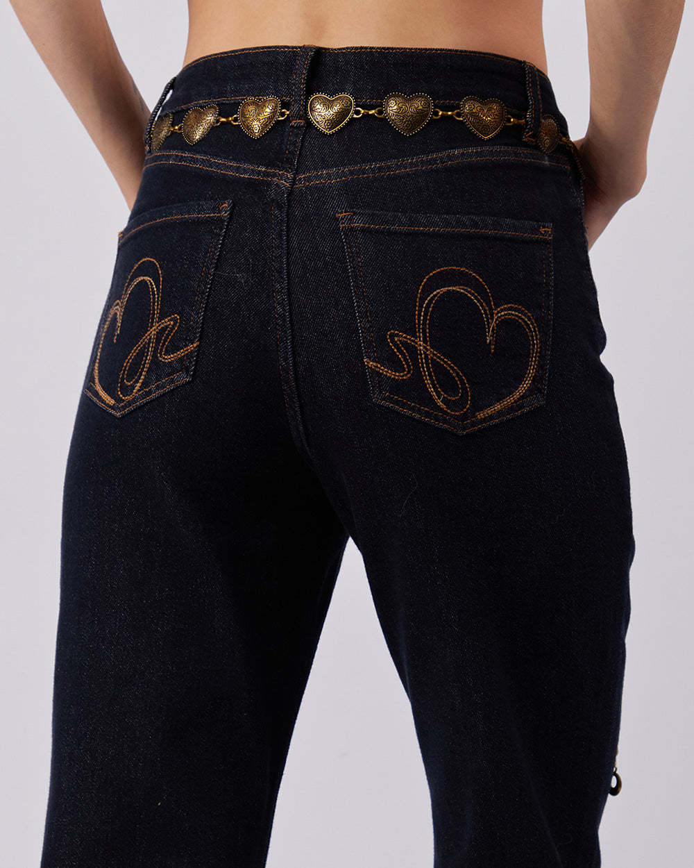 Blue Pants With Hearts