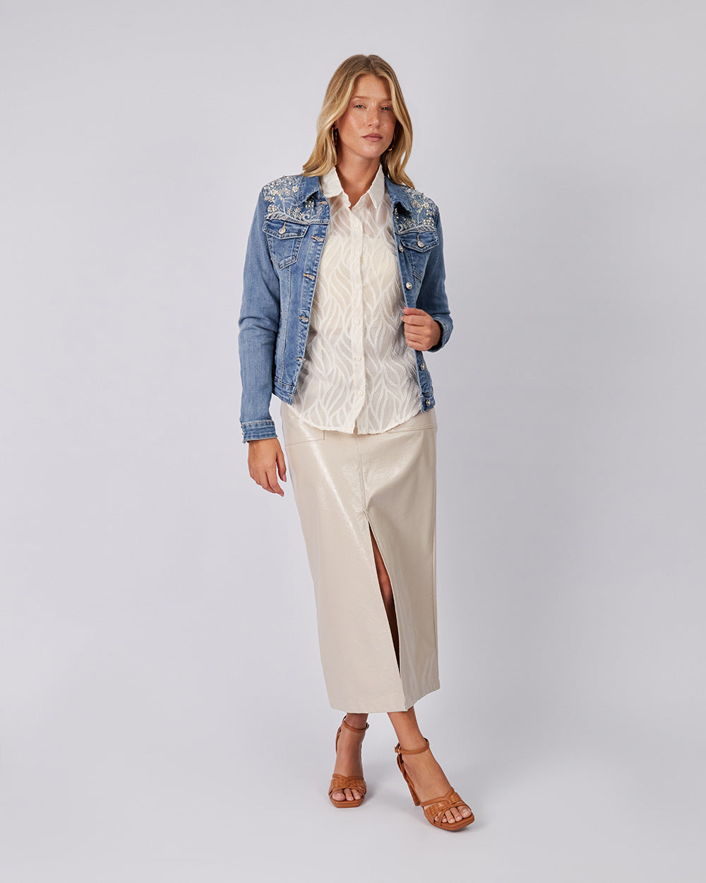 Blue Denim Jacket Sparkles