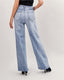 Rhinestone hanging strips light blue jeans