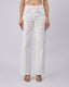 White Denim Pants