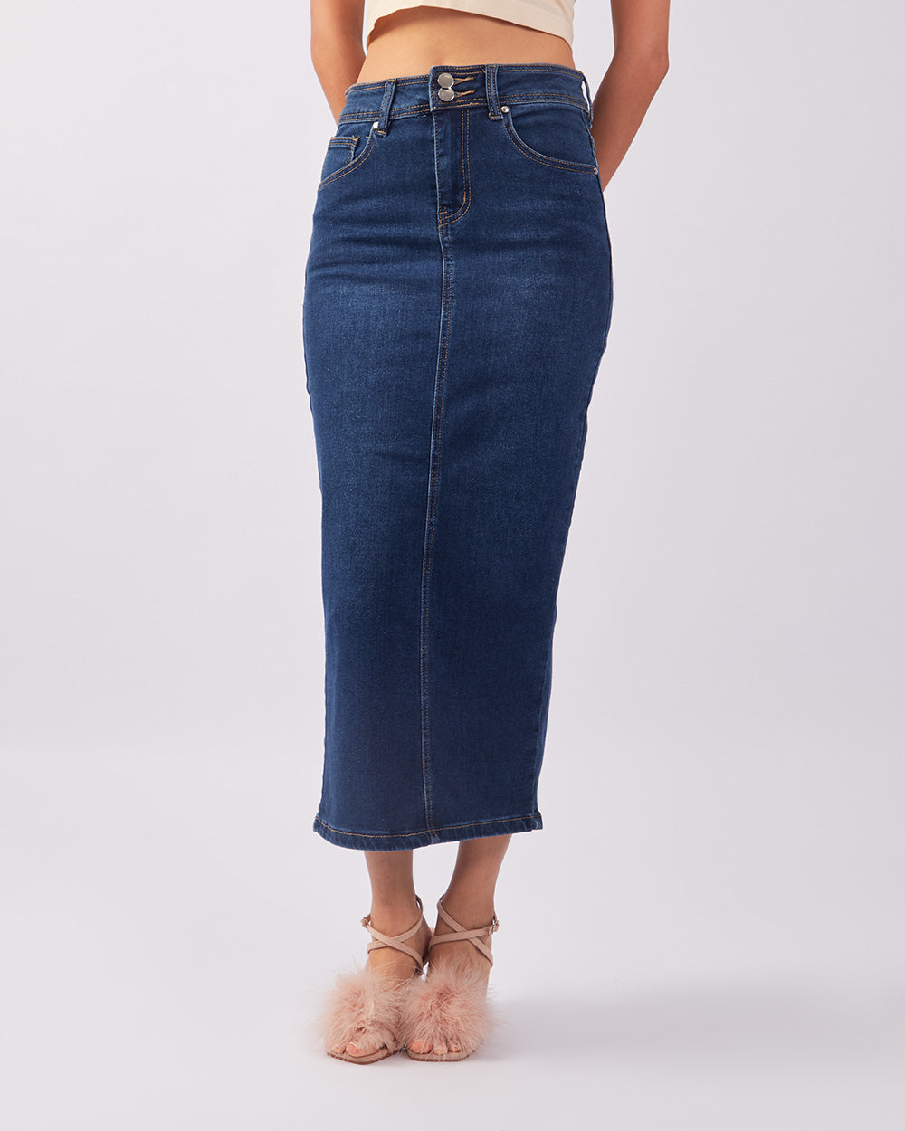 Blue Denim Skirt