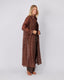 Brown Shirt Dress Rhinestones