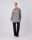 Brown And Light Blue Blouse Sparkle