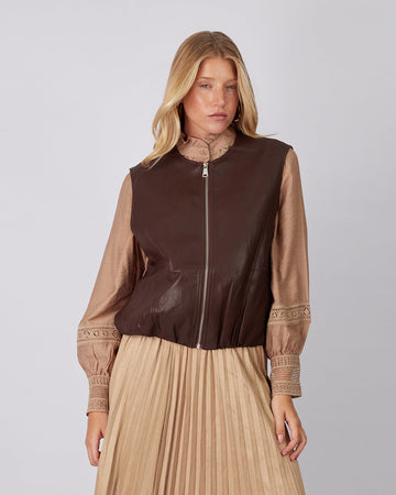 Chocolate Vest Elastic Waist