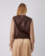 Chocolate Vest Elastic Waist