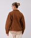 Camel Suede Bomber Jacket
