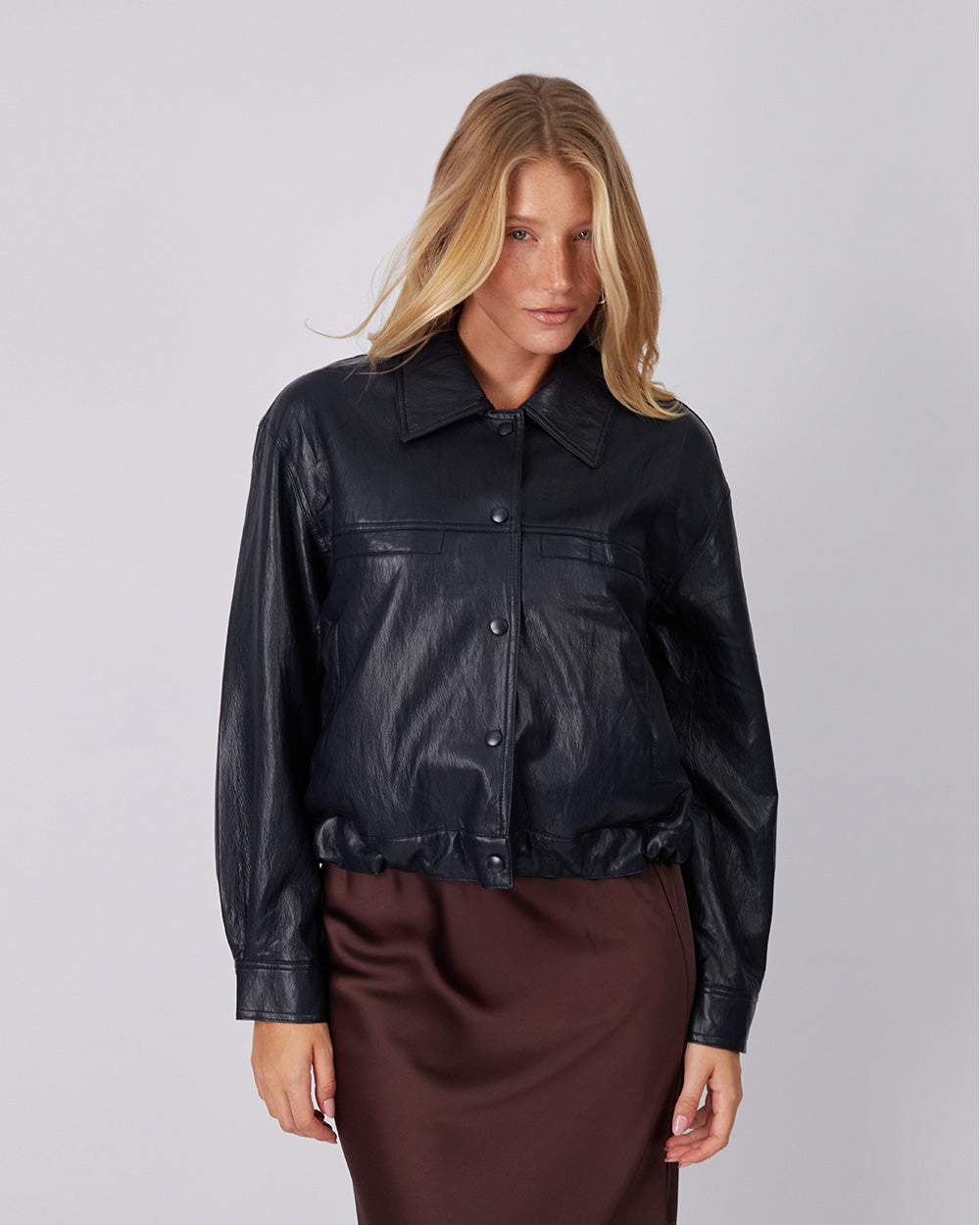 Blue Jacket Adjustable Waist