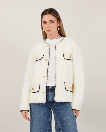 Black Gold Tweed Jacket