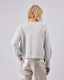 Grey Knitted Sweater With Applications